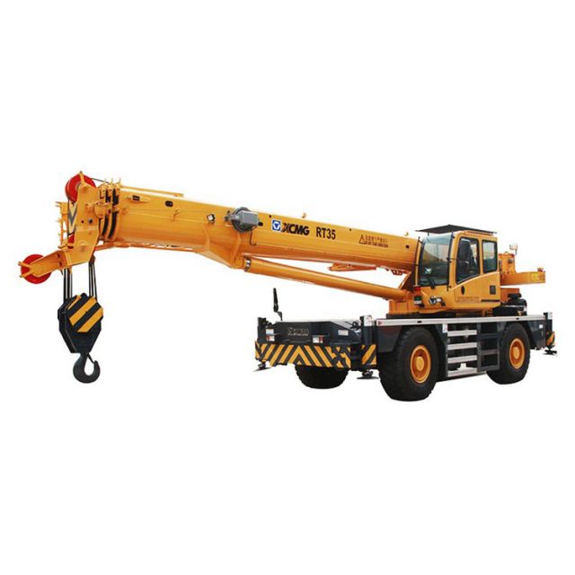 XCMG Official 35 ton hydraulic Rough Terrain Crane RT30 cranes terrain rough for sale